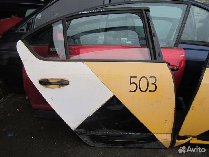 Дверь задняя правая Skoda Octavia A7 liftback