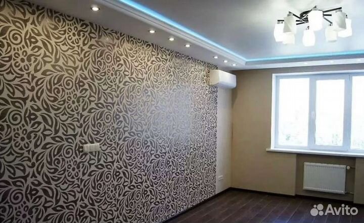 Поклейка обоев