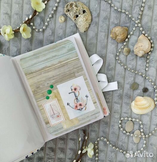 Фотоальбом в морском стиле семейный