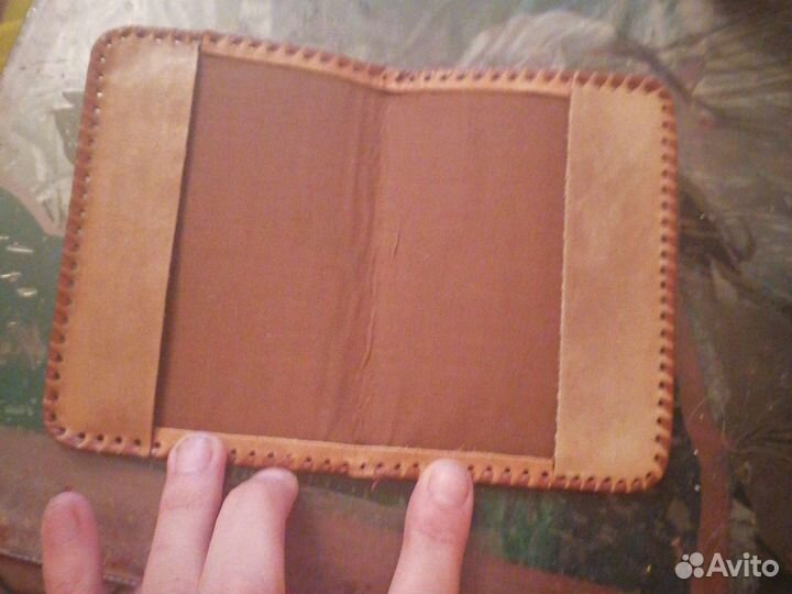 Кожаная обложка на паспорт СССР