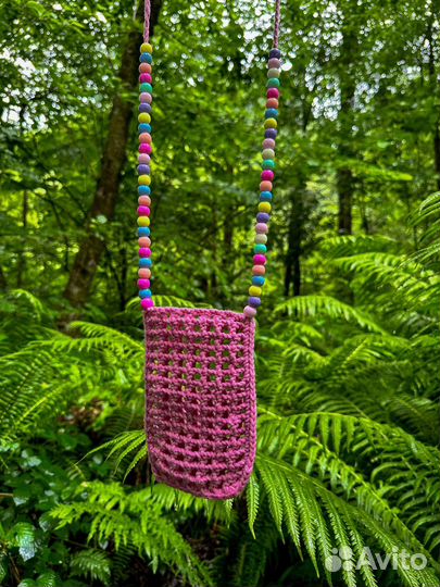 Вязаный чехол для телефона