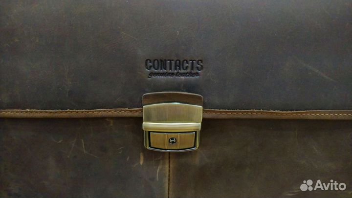 Мужской кожаный портфель