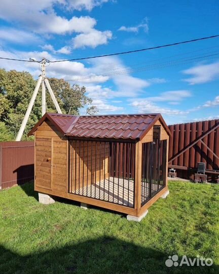 Вольер будка
