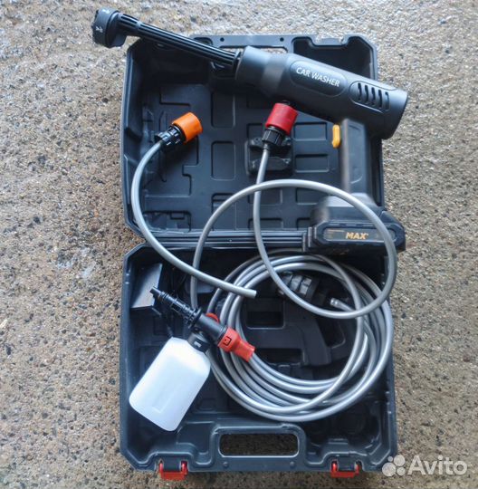 Мойка высокого давления аккумуляторная мощная 21v