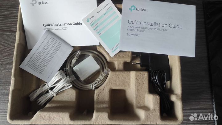 Гигабитный Wifi роутер с модемом Tp-link TD-W9977