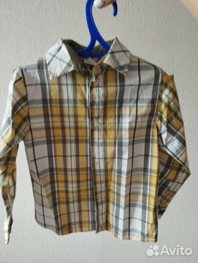 Рубашка на мальчика 98 и 110