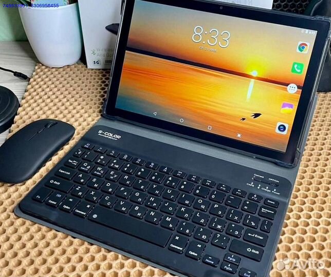 Планшет ноутбук 16/512гб + клавиатура и мышка (Арт