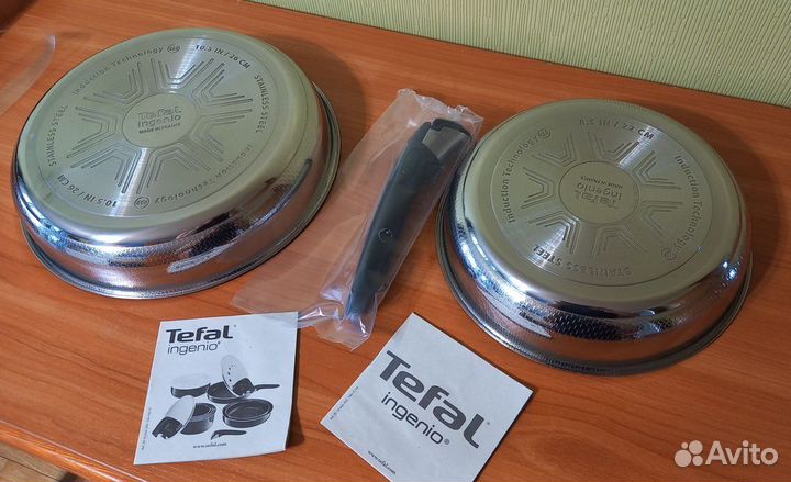 Tefal Ingenio Creation набор нержавейка Франция