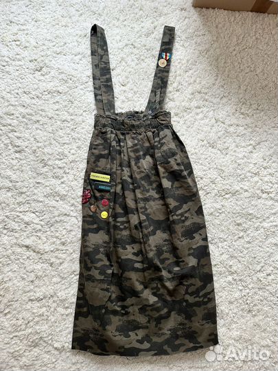 Юбка Zara на лямках