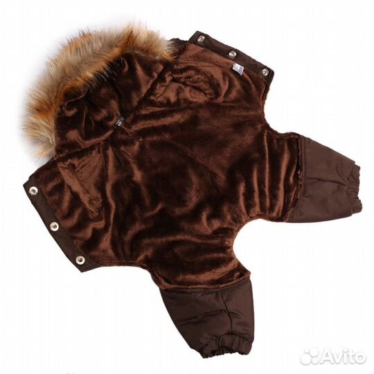 Lion комбинезон для собак, коричневый, коричневая