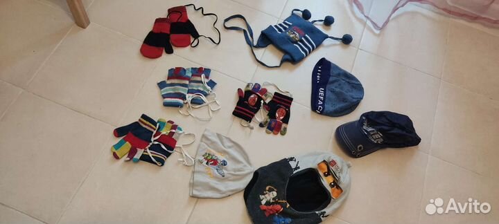 Набор шапки и перчатки