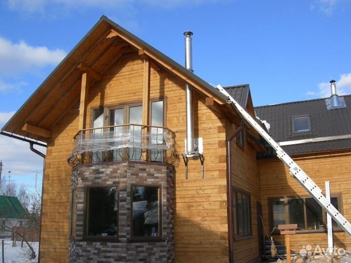 Дымоход 4 м Комплект Прямой Диаметр 180х250