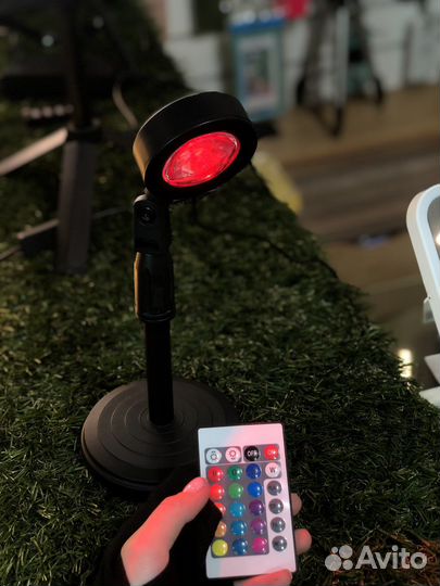 Настольная лампа цветная (микс)