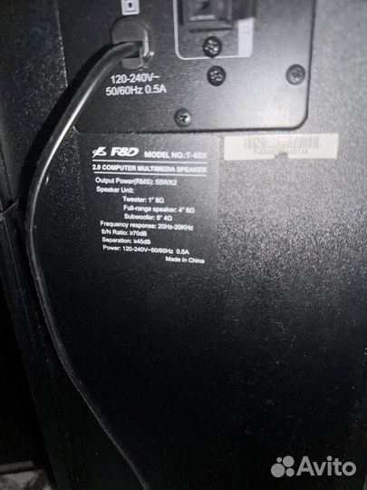 Акустические колонки f&d t-60X