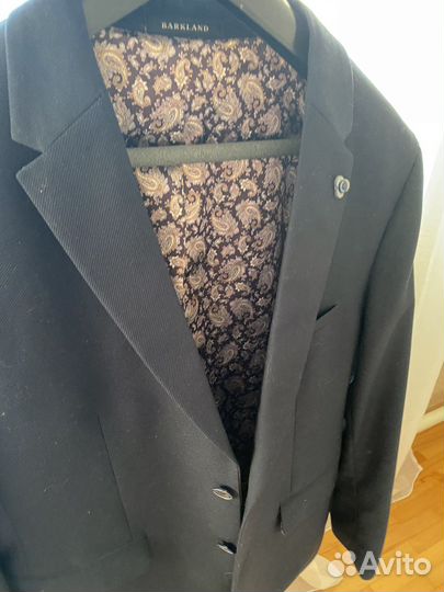 Классический темно-синий костюм barkland