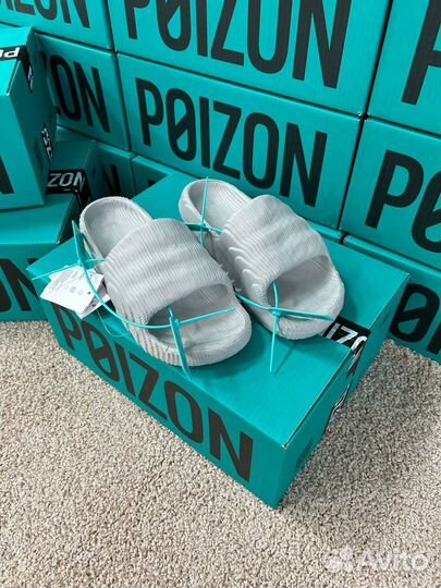 Слайды Adidas Adilette Серые Оригинал Poizon