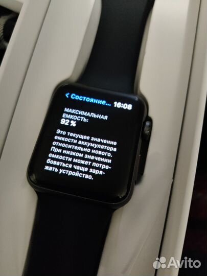 Часы apple watch 3 42mm + 3 ремешка