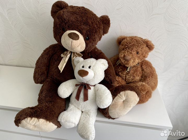 Плюшевый медведь 90 см 60 см 43 см