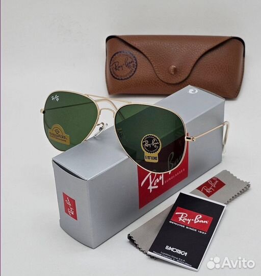 Солнцезащитные очки Ray Ban aviator premium