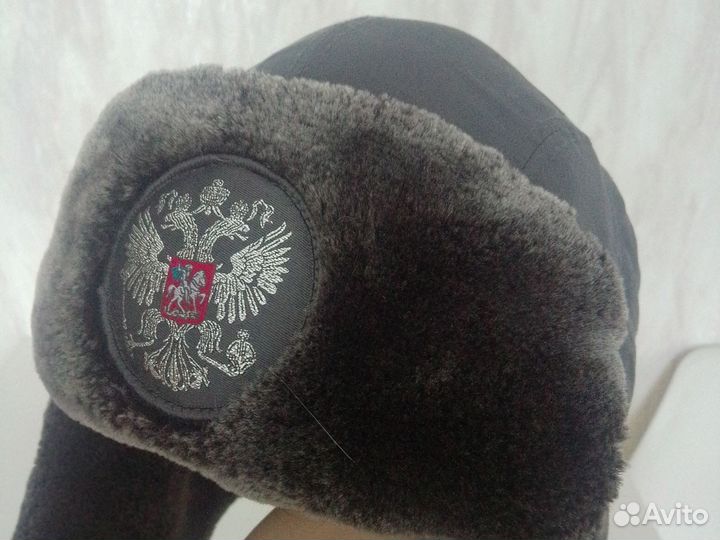 Шапка ушанка пальчиковая зимняя