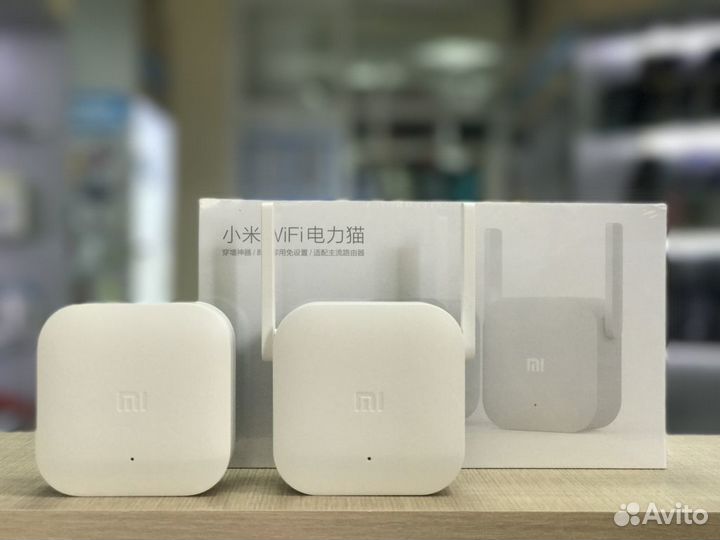 Комплект усилителя сигнала Wi-Fi Xiaomi PLC новый