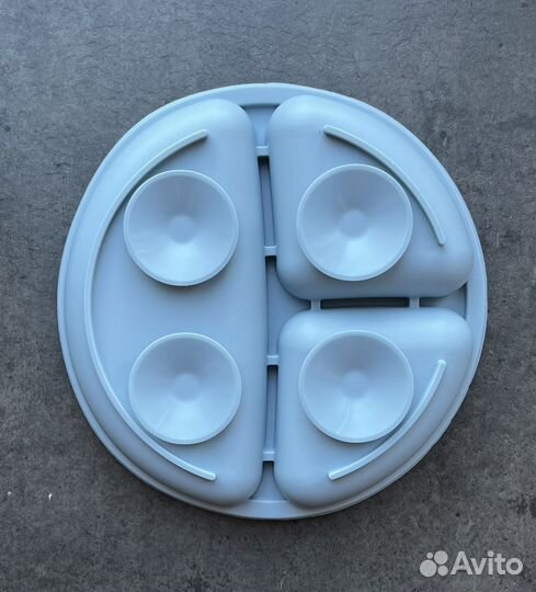 Набор детской силиконовой посуды 8 предметов