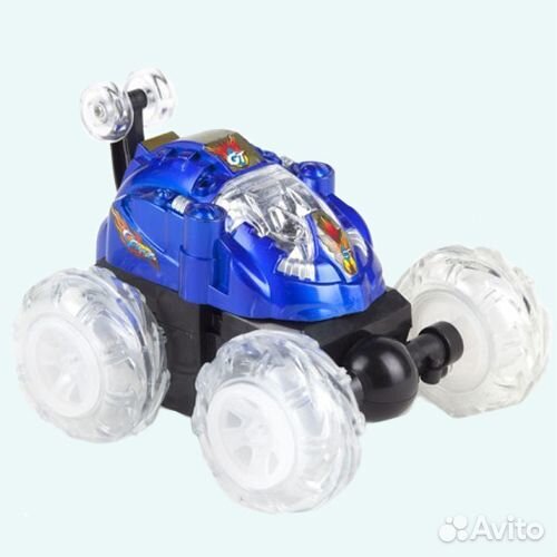 Машинка перевертыш Dasher П/У (свет,муз)