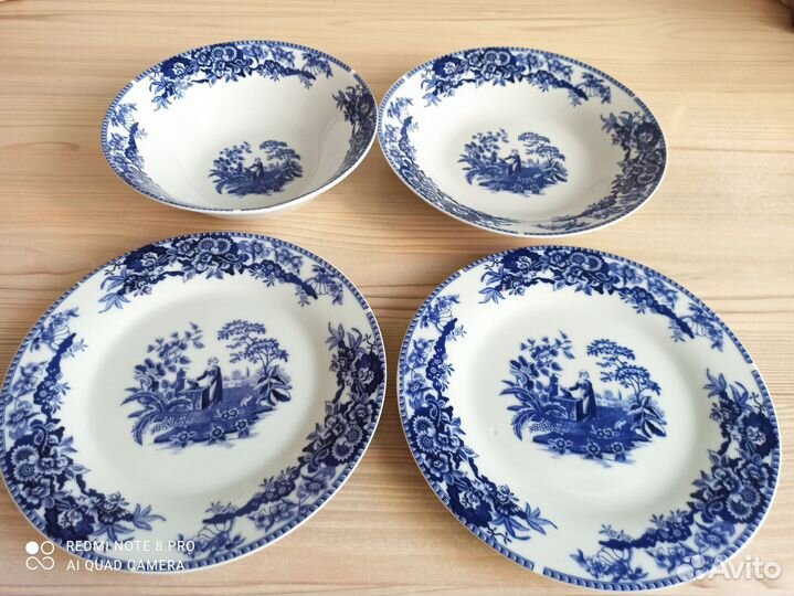 Тарелки под гжель