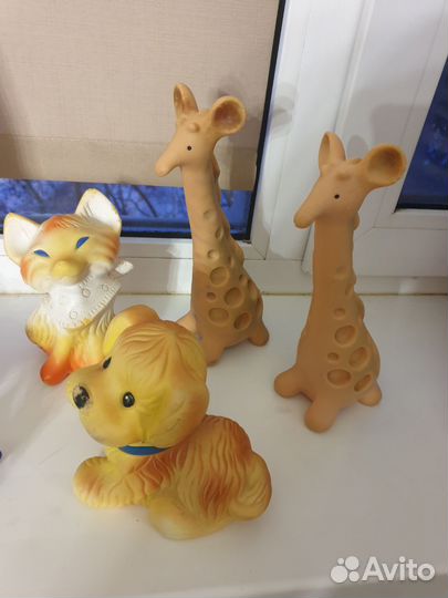 Резиновые игрушки СССР