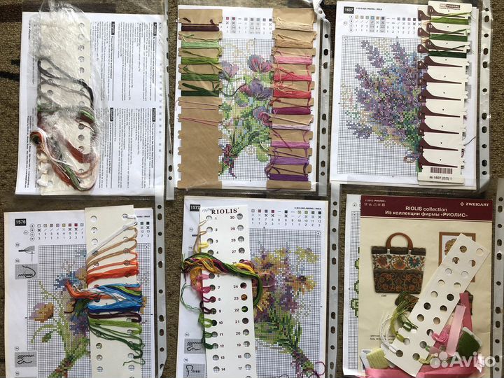 Остатки набора для вышивания