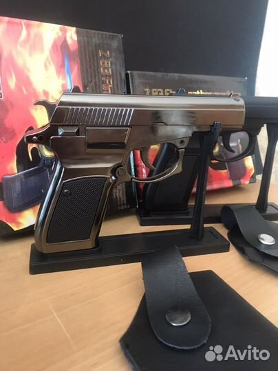 Металлическая турбо зажигалка CZ83