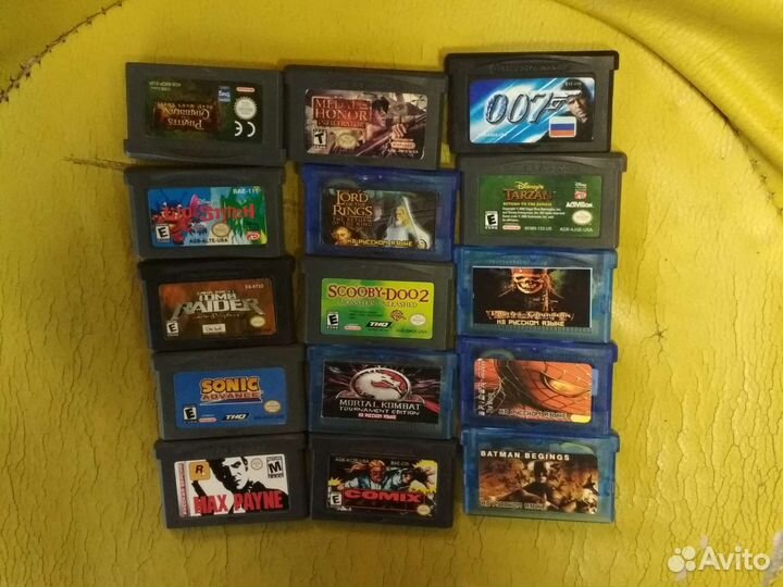 Картриджи game boy advance