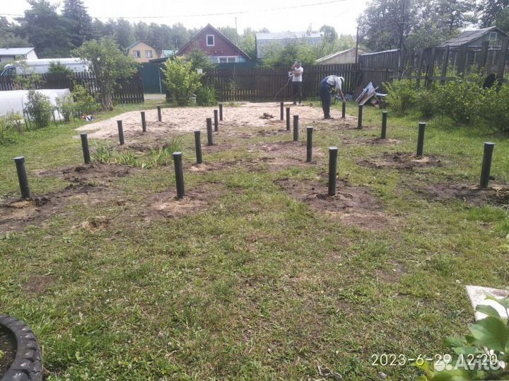 Винтовые сваи под ключ