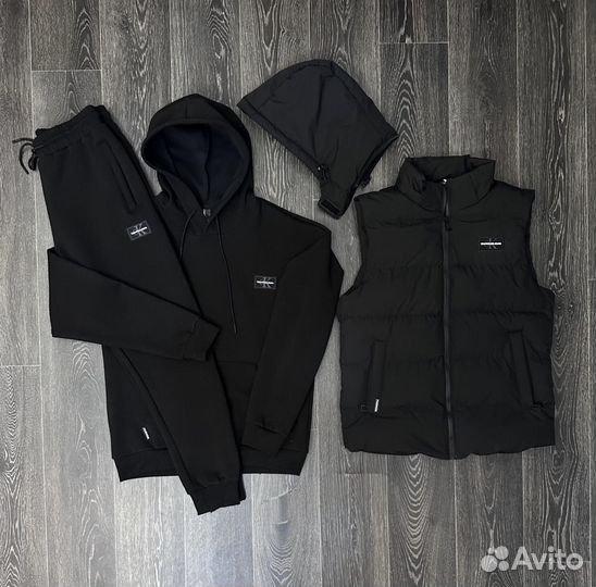 Спортивный костюм calvin klein мужской тройка