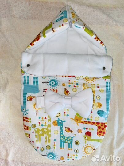 Конверт кокон демисезонный в коляску