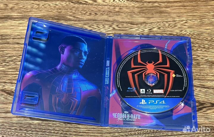 Игра для приставки ps4 Человек-Паук Майлз Моралес