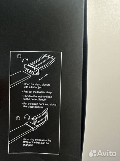 Boss ремень кожаный двухсторонний