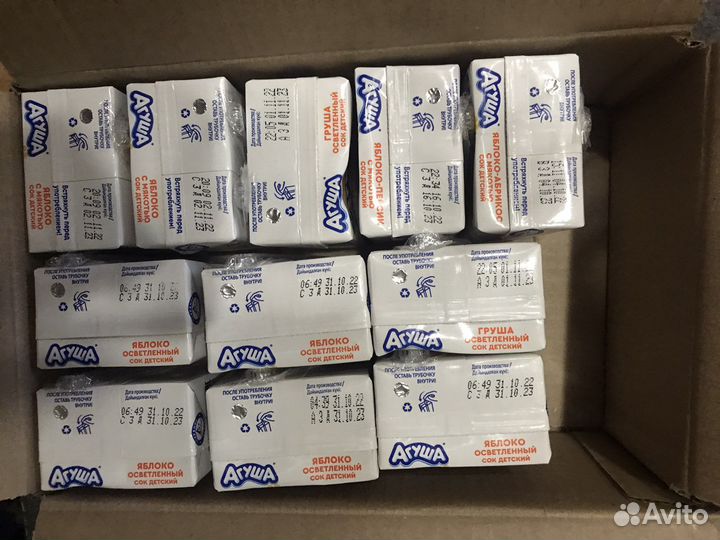 Детское пюре Агуша; каши Агуша; каши Nestle; сок