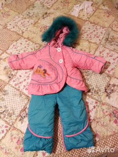 Комбинезон зимний 80 - 86 для девочки