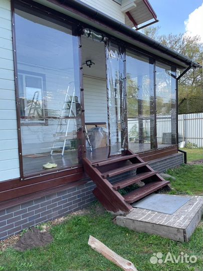 Мягкие окна из пвх пленки под ключ