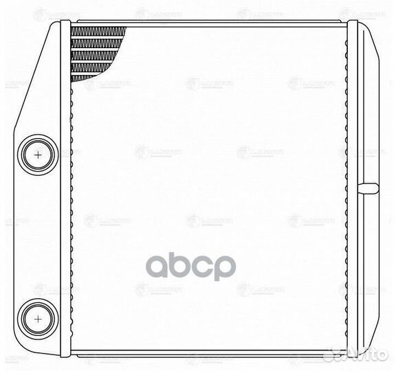 Радиатор отопителя салона opel corsa D 06- LRh2