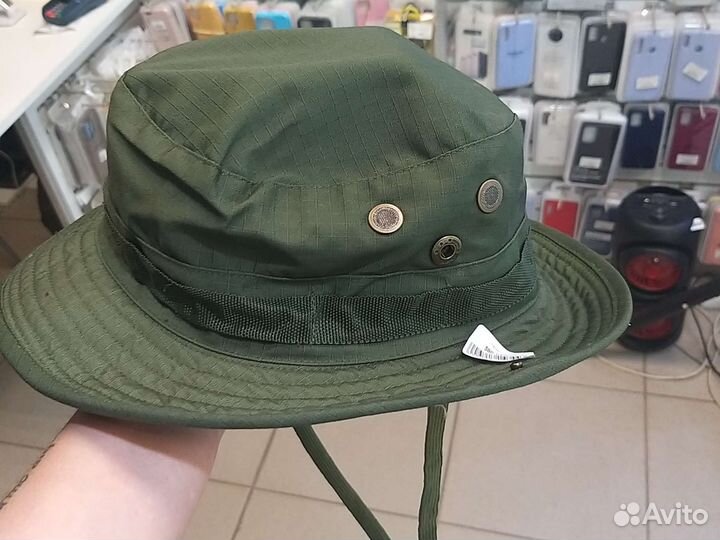Панама мужская 60р олива для рыбалки