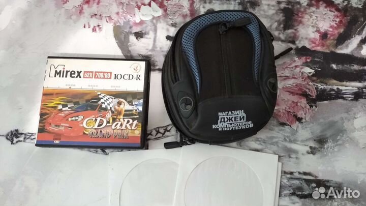 Сумка и коробка для дисков