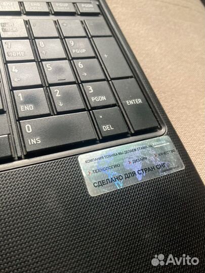 Отличный ноутбук toshiba без hdd и зарядки