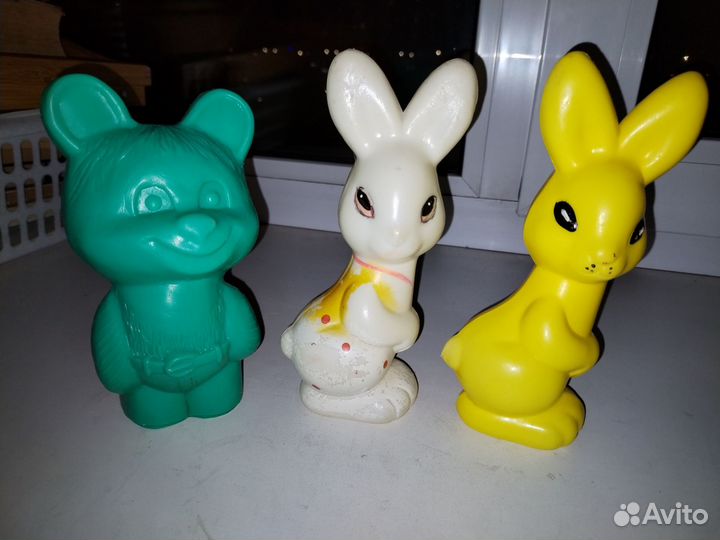 Игрушки пластмассовые СССР