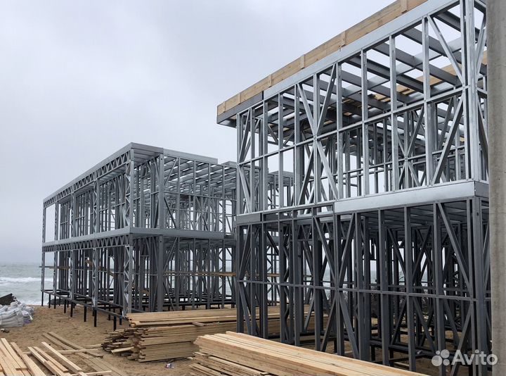 Лстк каркас лстк каркас 2-этажной гостиницы