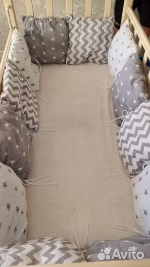 Бортики на кроватку