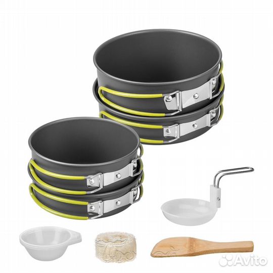 Набор посуды анодированный алюминий campsor-301