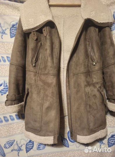 Дубленка женская большой размер