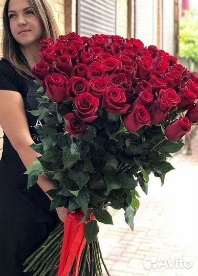 Высокие розы 150 160 170 180 190см доставка Москва